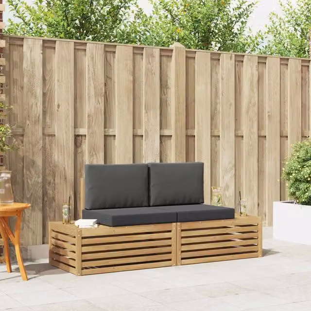 Divano da Giardino-Set divani 3 Pezzo 182,5 x 63 x 73 cm