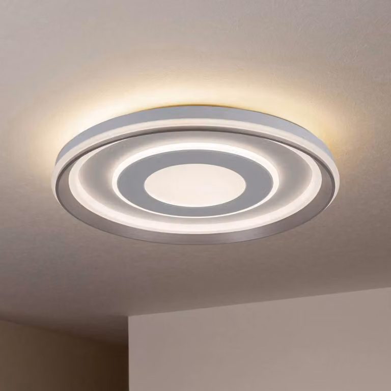 Näve Plafoniera a LED Doira, dimmerabile, Bianco / Opale, Soggiorno / Sala da pranzo, Plastica, Moderno, Plafoniera LED