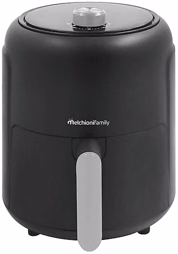 Melchioni Family Sofia Friggitrice ad Aria, Capacità 2,5 l, Potenza 1000 W, Nero