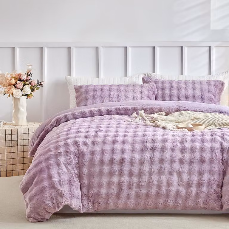 Set di lenzuola in flanella per letto matrimoniale
