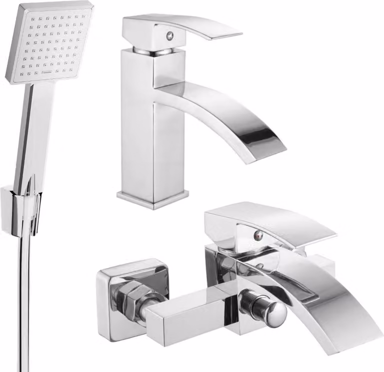 Mexen Libra R45 set da bagno, cromo - 745103R45-00