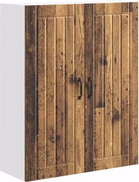 Armadio da cucina rettangolare moderno pratico contenitore 80 x 31 x 100 cm in legno multistrato legno vecchio 02_0054169