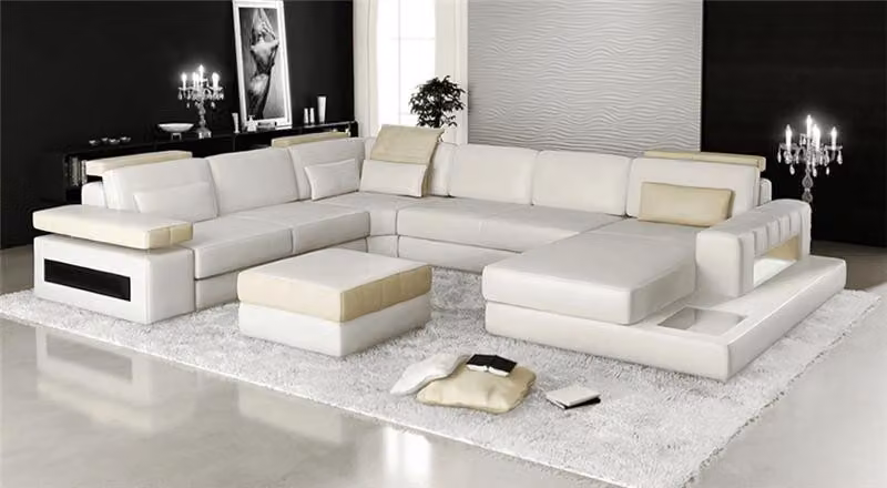 Ecksofa Polster Garnitur Sofas Couchen Sofa Couch Wohnlandschaft Eckgarnitur