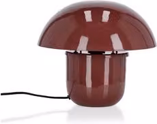 Lampada da tavolo Bizzotto KOPPEL rossa con paralume a cupola in metallo, 23 W, attacco E14, H 27 cm x L 29 cm x P 27 cm