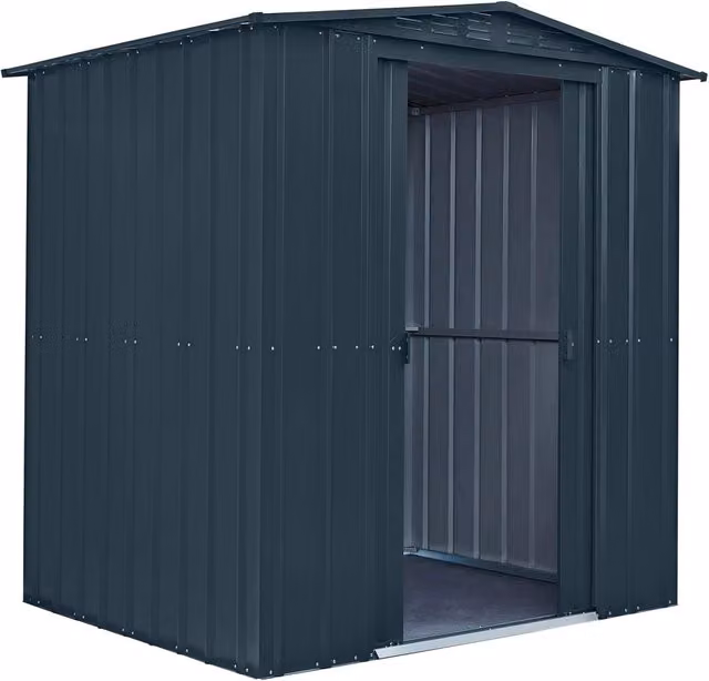 Casetta Box da Giardino 183x154xH193 cm in Lamiera Antracite