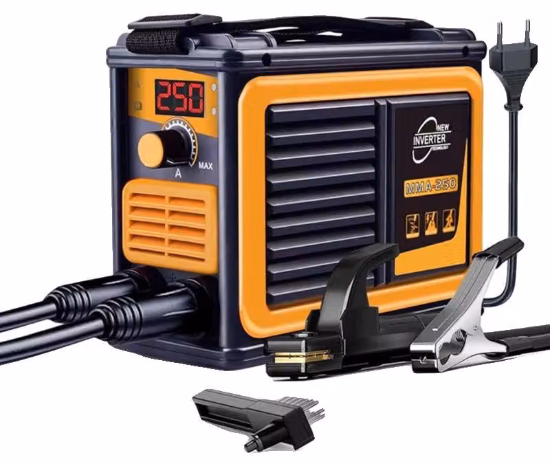 Saldatrice, design portatile, controllo della corrente regolabile, MMA-250