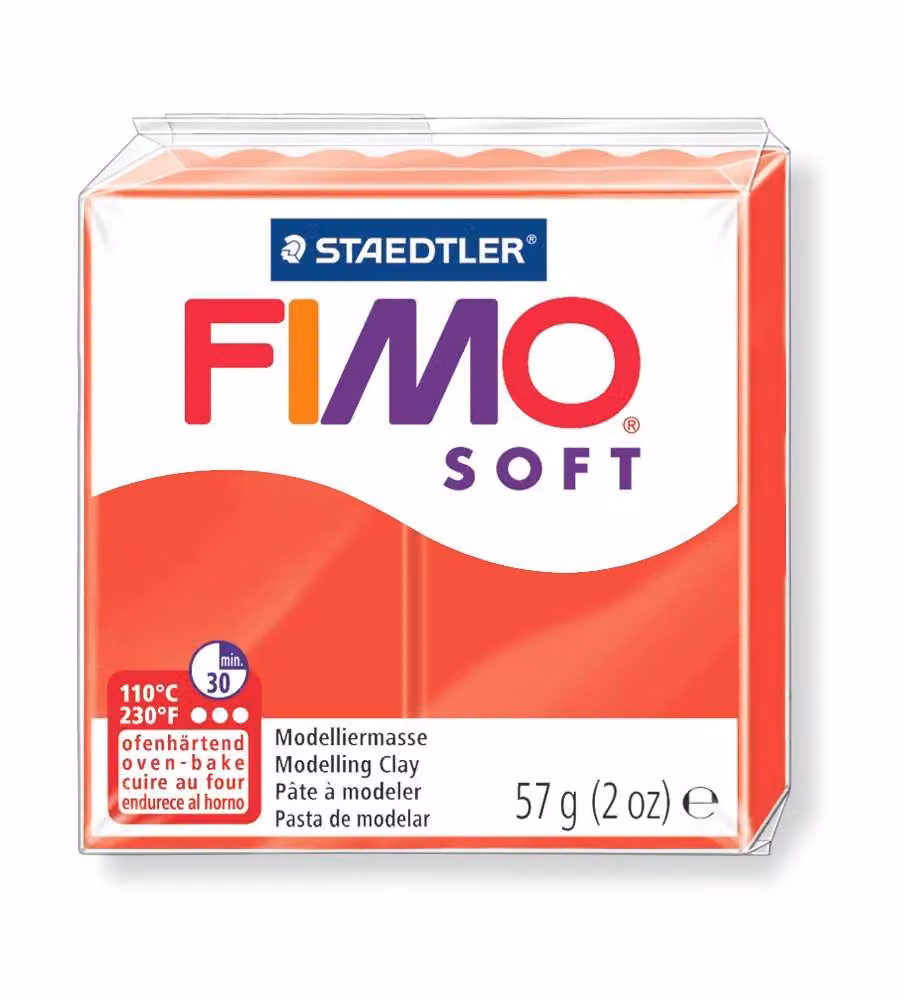 Pasta fimo soft 24 - 56 g rosso indiano