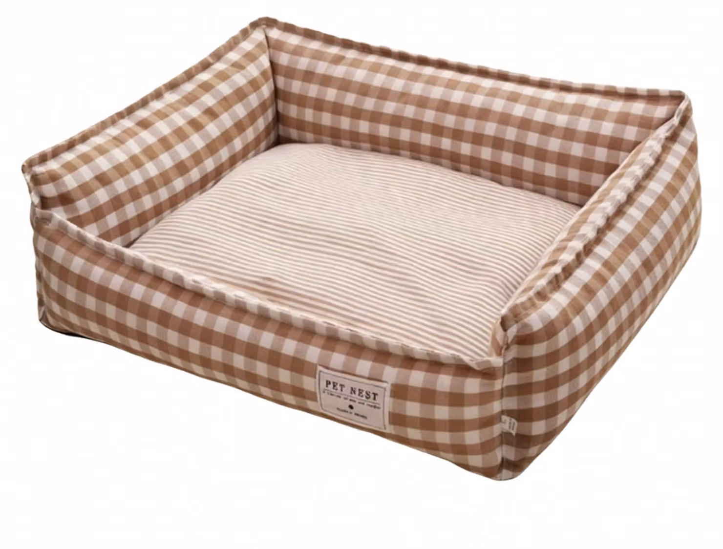 Cuccia per cani adatta a tutte le stagioni, divano rettangolare universale per animali domestici di piccole e medie dimensioni, con rivestimento removibile e lavabile. Colore: [inserire il colore qui]
