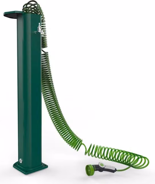Fontana da Esterno con Tubo Dell'Acqua a Scomparsa Arkema Garden Surprise Verde