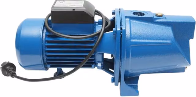 ELETTROPOMPA PERIFERICA, Pompa d'acqua di superficie autoadescante Autoclave Periferica 750W, 220V, portata 53 L/min, prevalenza 52 m, modello JSW10M Breckner Germany