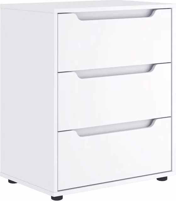 Credenza Visnes Bianca in Legno Multistrato L: 60 cm, P: 40 cm, H: 73 cm