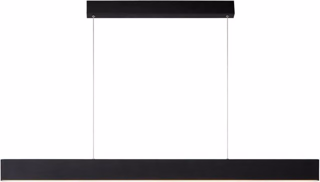 Lampada a sospensione LED moderna nera Raya 36W Lucide