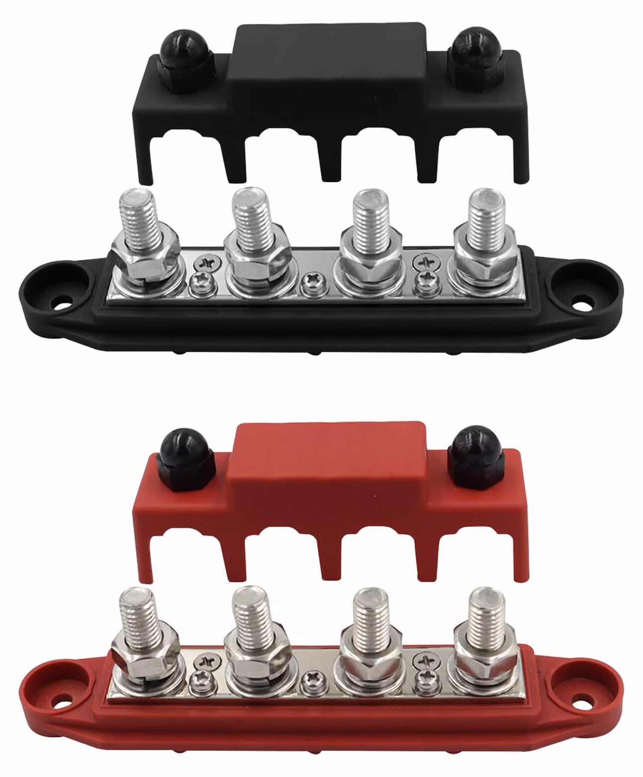 Distributore di corrente, 2 unità, 12-48 V DC, 250 A, quadro di distribuzione