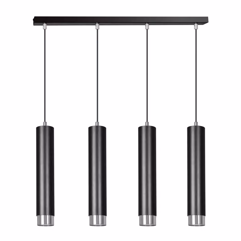 Lampadario Emibig 4xGU10 30W KIBO 4 BL/CHROME 643/4