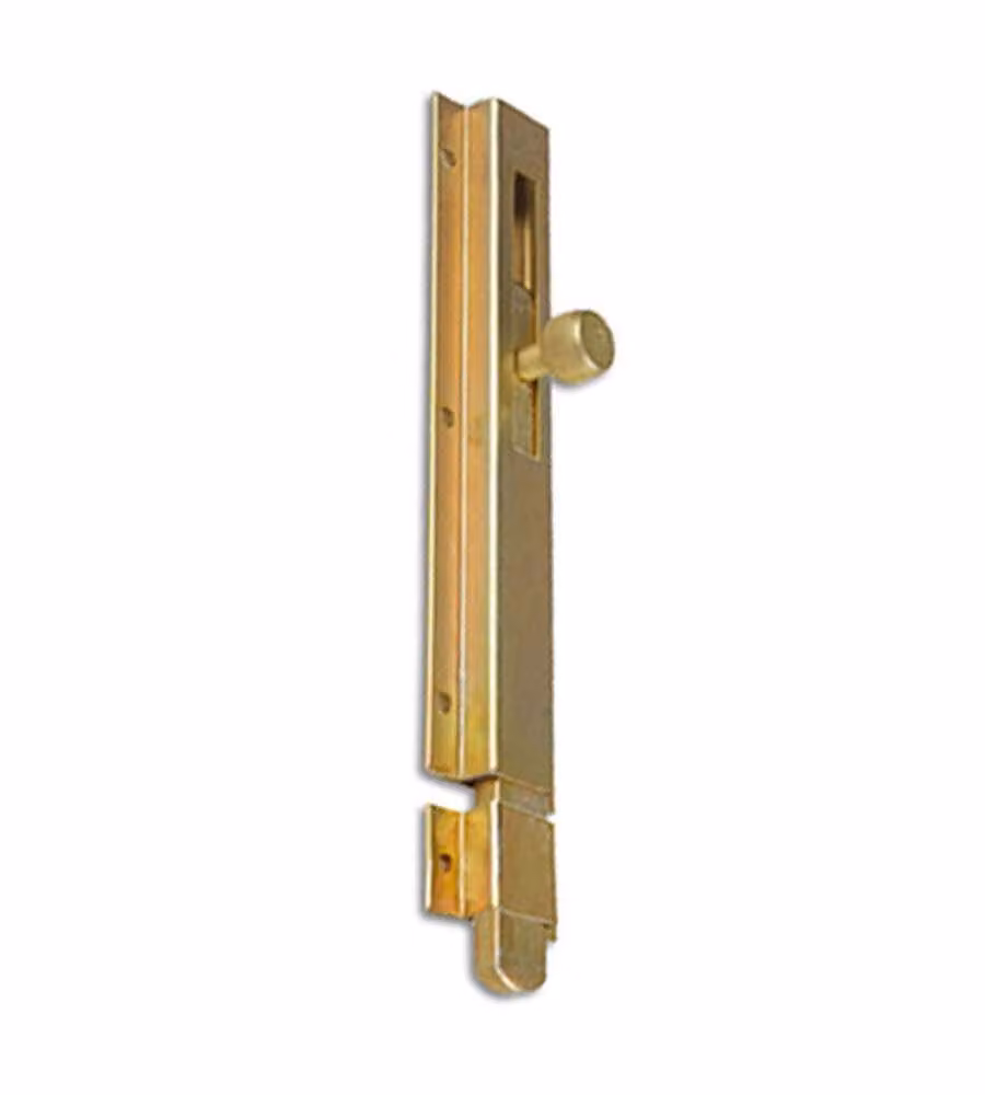 Catenaccio verticale in acciaio profilato zincato giallo 150 x 40 mm