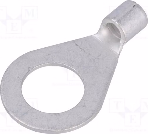 5 connettori a crimpare per cavi M10, sezione 4÷6 mm², per collegamenti di cavi, isolati (modello ST-0810/6)