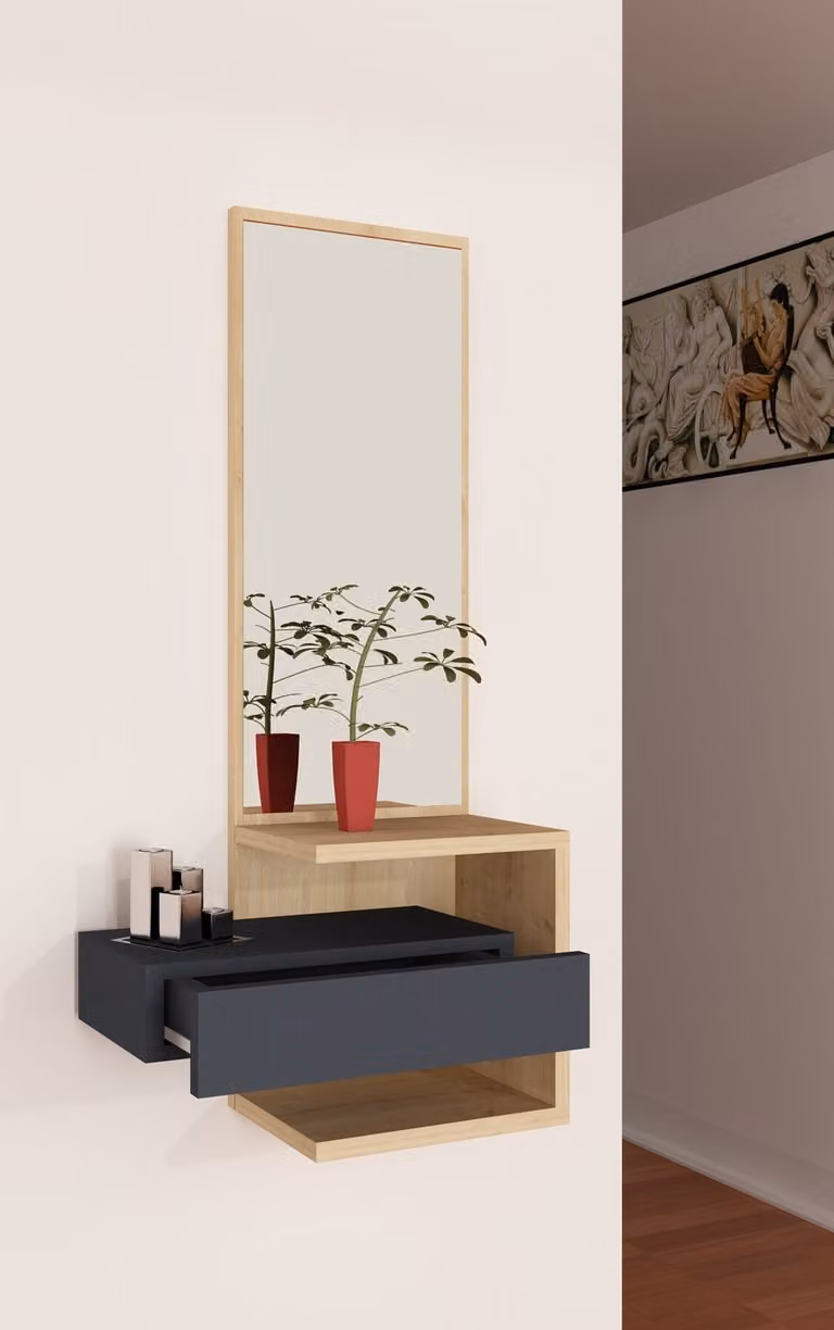 Skye Decor, Stella, armadietti, portaoggetti, rovere, 49,1 x 90 x 31,3 cm