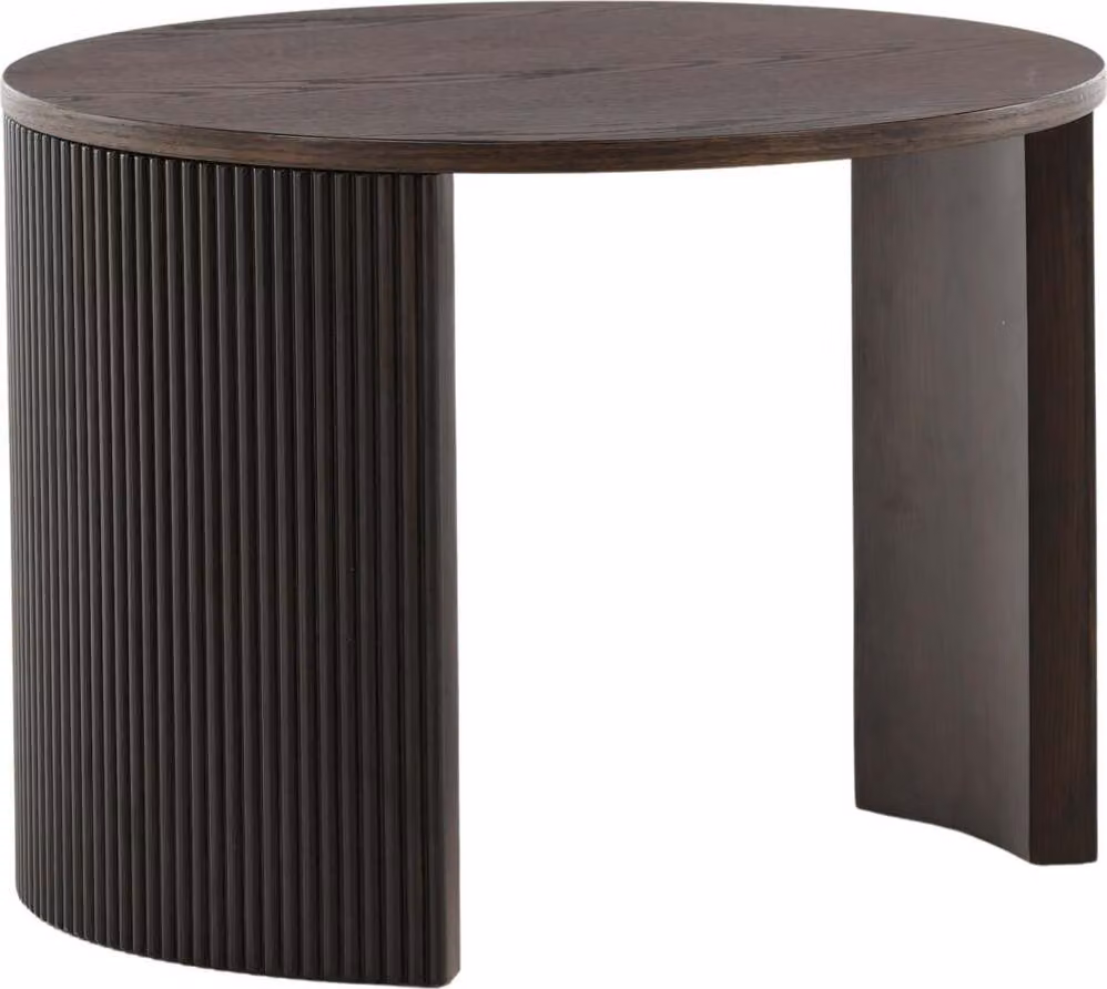 FURNLUX Tavolino Bristol Brown 60cm / Hauptfarbe: Braun / Dimensioni: 60 x 60 x 45 cm