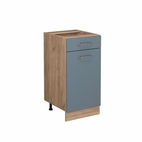 Vicco Mobiletto base per cucina R-Line, Grigio-blu, 40 cm