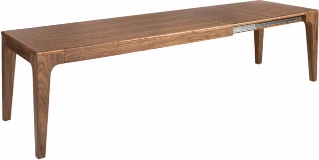 Tavolo da pranzo rettangolare allungabile Angel Cerdà in legno color noce
