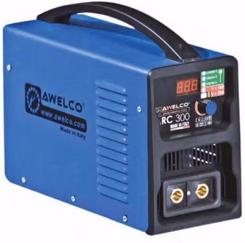 Saldatrice a Elettrodi MMA Inverter Awelco Arc 300 Blu
