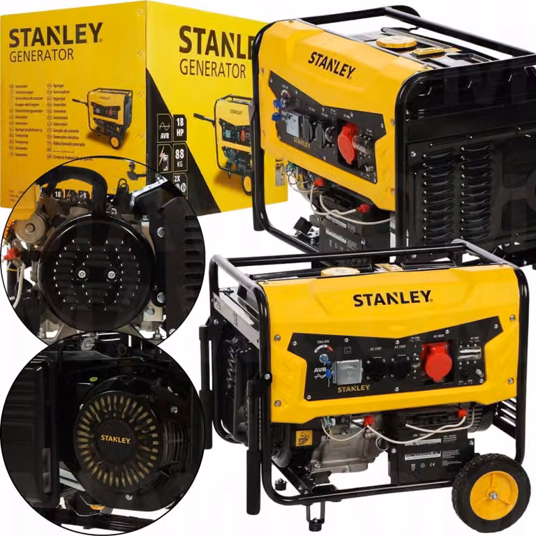 Gruppo elettrogeno Stanley SG7500, 7,5 kW, a benzina