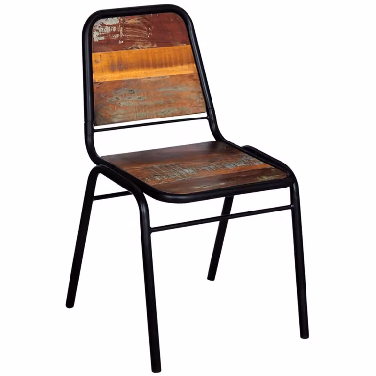 vidaXL Sedie da pranzo 6 pz. Legno massiccio di recupero
