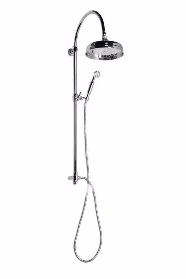ANTEA colonna doccia senza rubinetto, con soffione e doccetta, 963-1288 mm, cromo