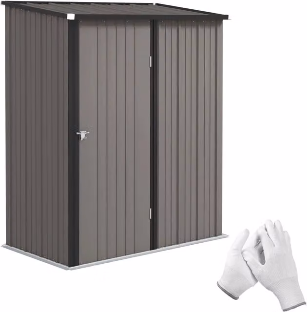 Capanno da Giardino ¨C Minimal ¨C Nero 161.5x94.5x196 cm