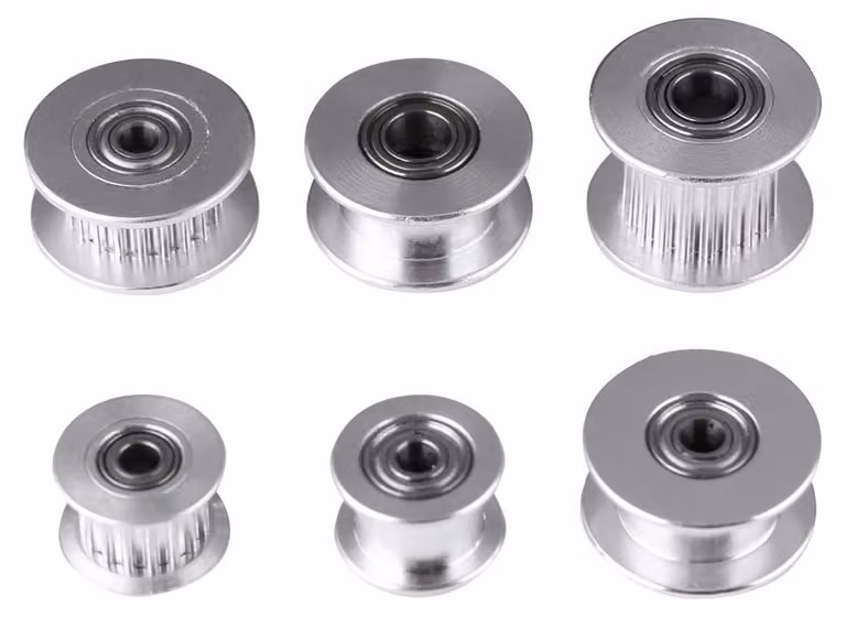 Pulegge GT per cinghie di sincronizzazione, 5 pezzi, con 16/20 denti, spessore 6 mm/10 mm, in alluminio