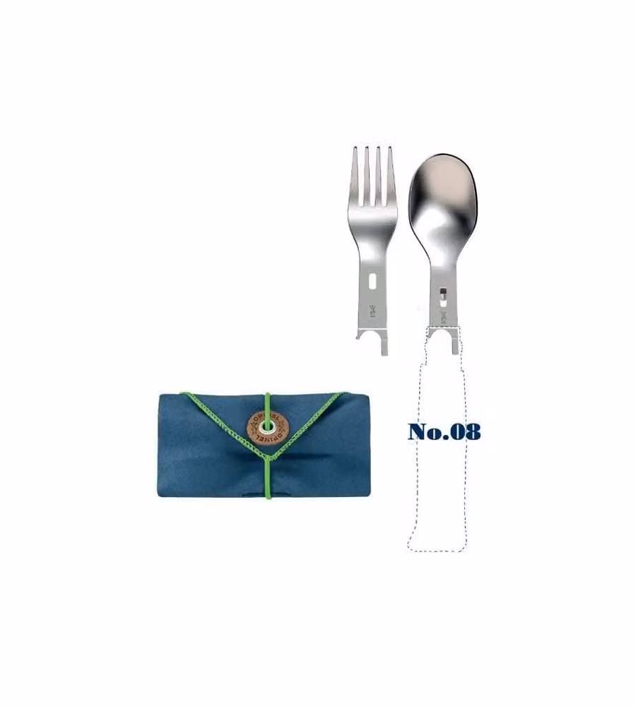 Opinel Inserti Picnic+ - Acciaio Inox - Set 2 Pezzi