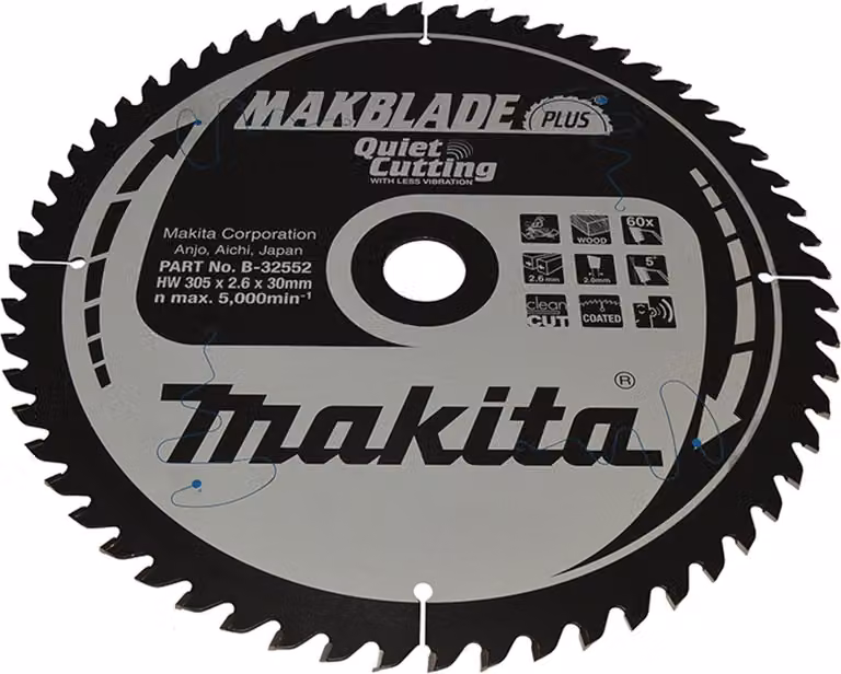 Lama per sega circolare Makita, MAKBLADE 305 x 30 mm - 60 denti
