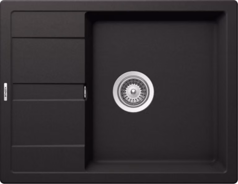 Schock lavello da incasso Manhattan D-100 U Nero - lavello sottopiano