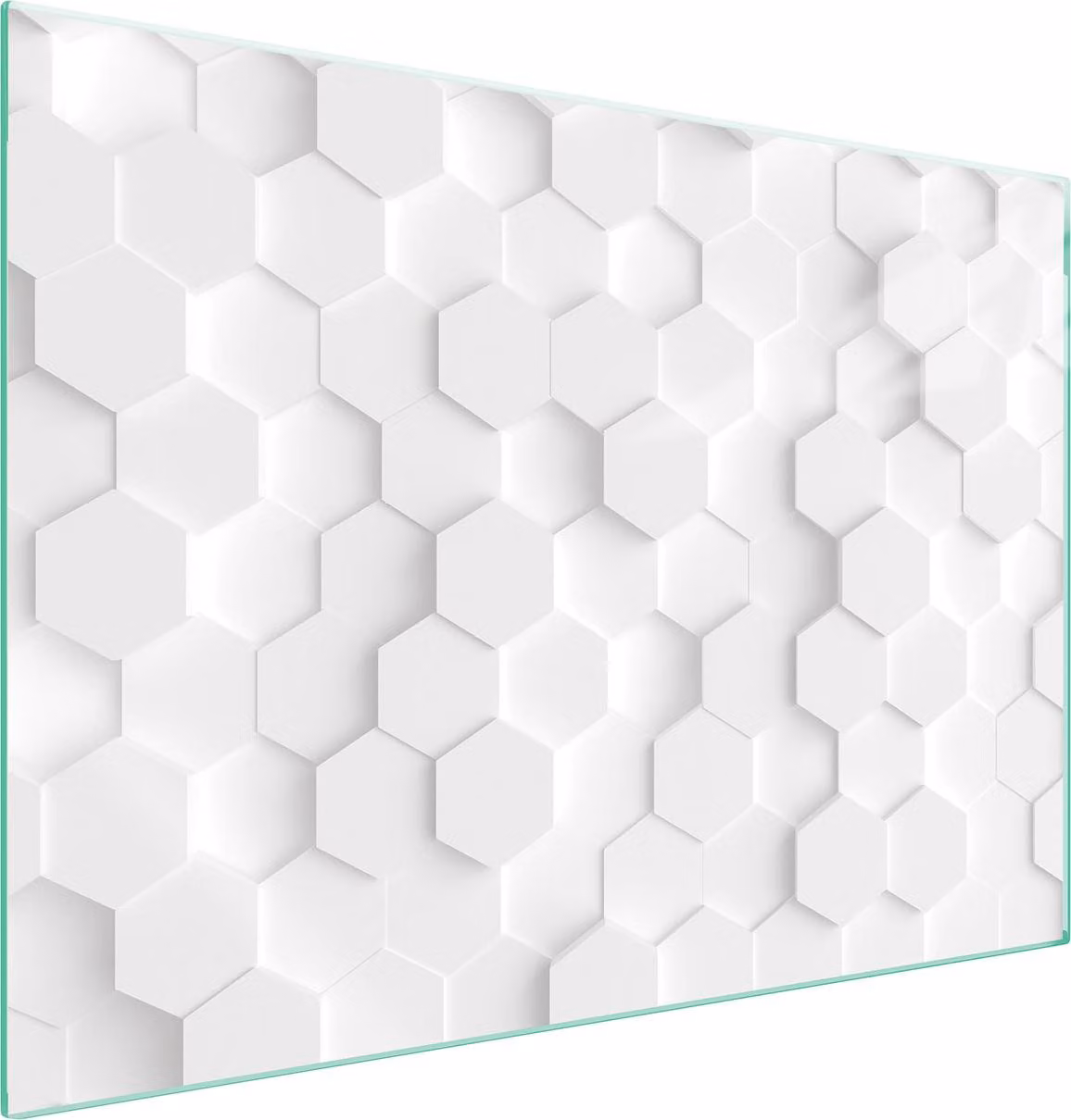 Piastra Di Protezione In Vetro Per Il Cuore 70X52 Bianco