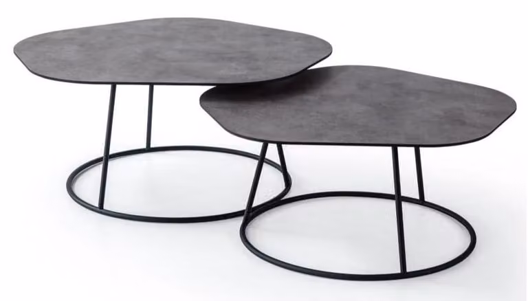 Designer Couchtisch Luxus Beistelltisch Wohnzimmertisch Kaffeetisch Tisch 2tlg