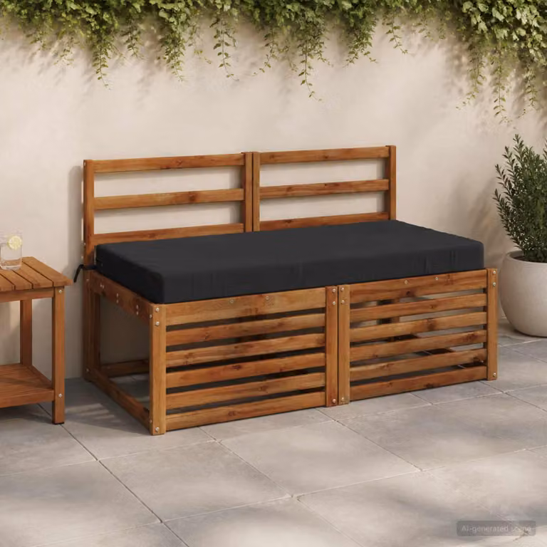 vidaXL Cuscino per la seduta SOEST in poliestere con rivestimento lavabile, Antracite