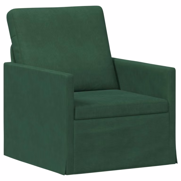 Divano Singolo Moderno vidaXL Verde, L: 70 cm, P: 81 cm, H: 82 cm