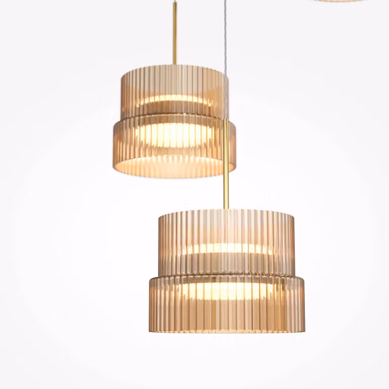 Maytoni Lampada a sospensione Scala, Marrone / Ruggine, Soggiorno / Sala da pranzo, Vetro, Moderno, Lampada a sospensione