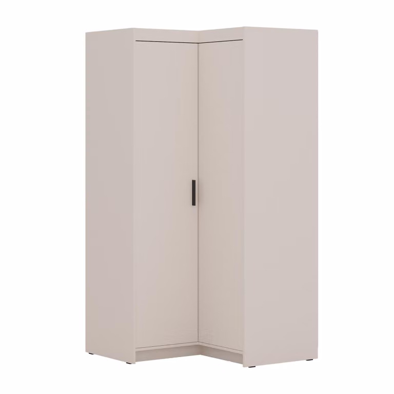 AX LIVING Armadio moderno ad angolo Beige Storicos 97,8 x 190,5 x 97,8 cm
