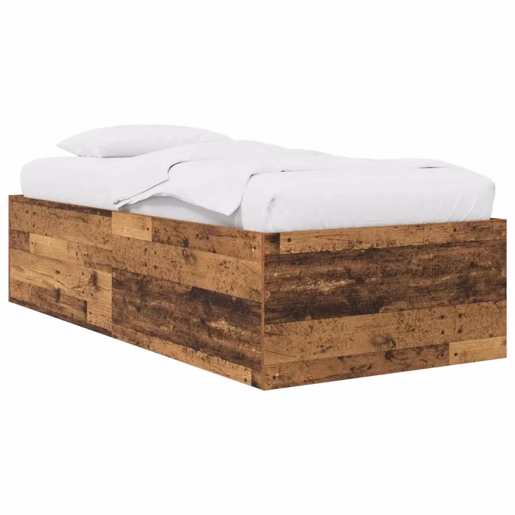 Struttura letto a pavimento vidaXL in legno color marrone L 80 x P 200 x H 45 cm – 2