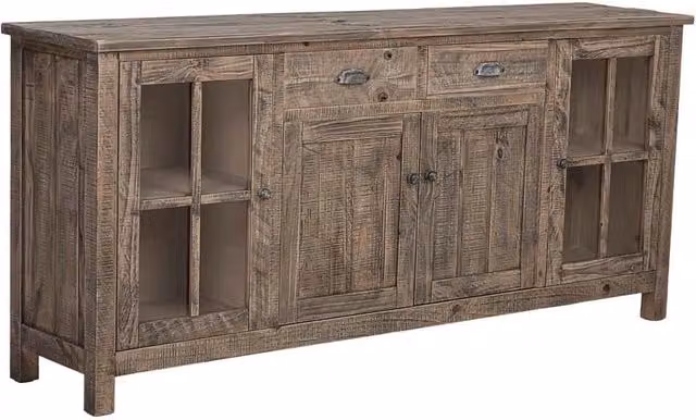 Credenza in legno marrone 80x40x180h cm