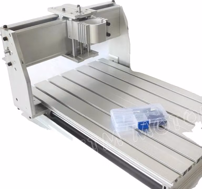 Fresatrice per legno CNC, telaio in alluminio resistente, ingegneria di precisione, morsetto 3040 da 52 mm