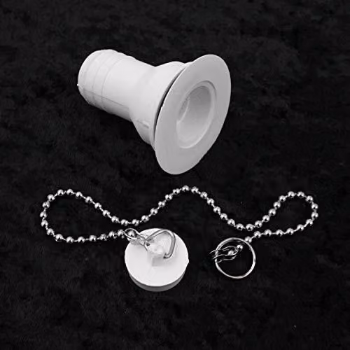 Kit di scarico per lavabo - Diametro 25 mm - Bianco