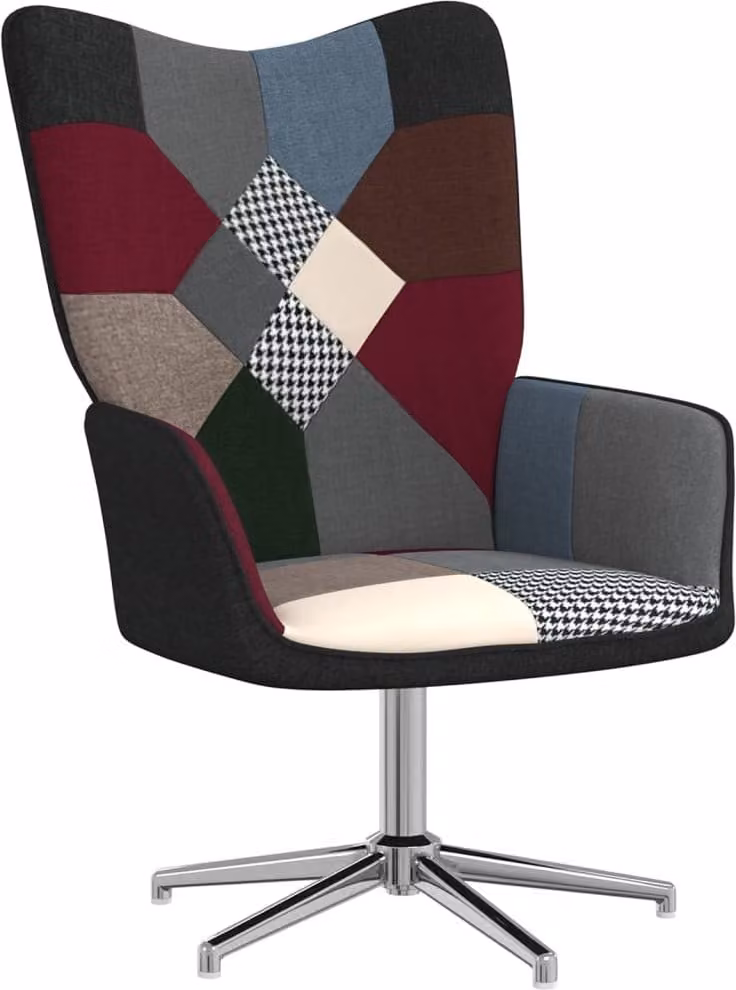 The Living Store Relaxsessel Patchwork Stoff