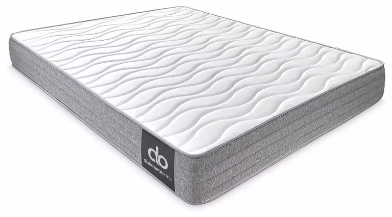 Materasso viscoelastico 90 x 180 cm con fodera in tessuto adatta alle stagioni invernali ed estive