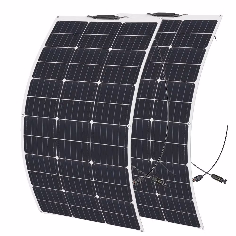 Pannello solare flessibile, alta efficienza del 24%, design leggero, 200W