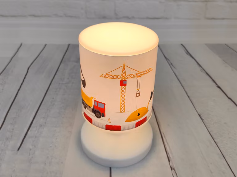 Lampada da tavolo ricaricabile da cantiere