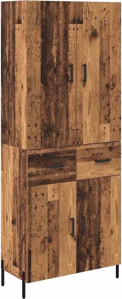 Credenza Legno vecchio 69,5 x 34 x 180 cm Legno multistrato