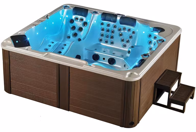 Hot Tub Spa Whirlwanne Außenwhirlpool Hydromassagewanne Relaxpool 230x230cm