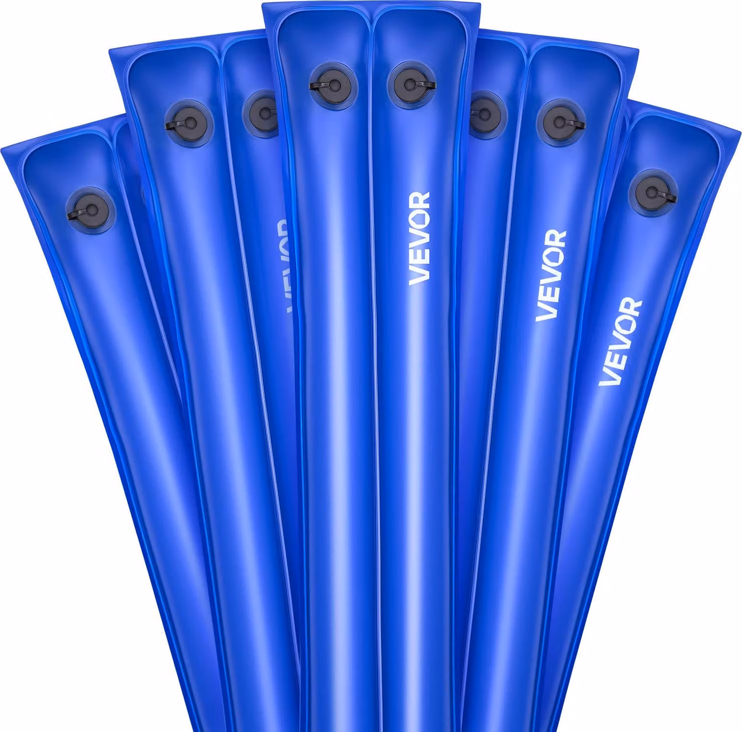 Sacco di zavorra per piscina VEVOR, 5 confezioni da 300 cm, sacchi in PVC da 0,4 mm di spessore con pesi e tappo a vite a prova di perdite, sacchi d'acqua per fissare le coperture delle piscine in inverno, blu